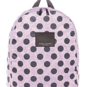 MARC JACOBS Packable Backpack Lavender Purple Pink Dots